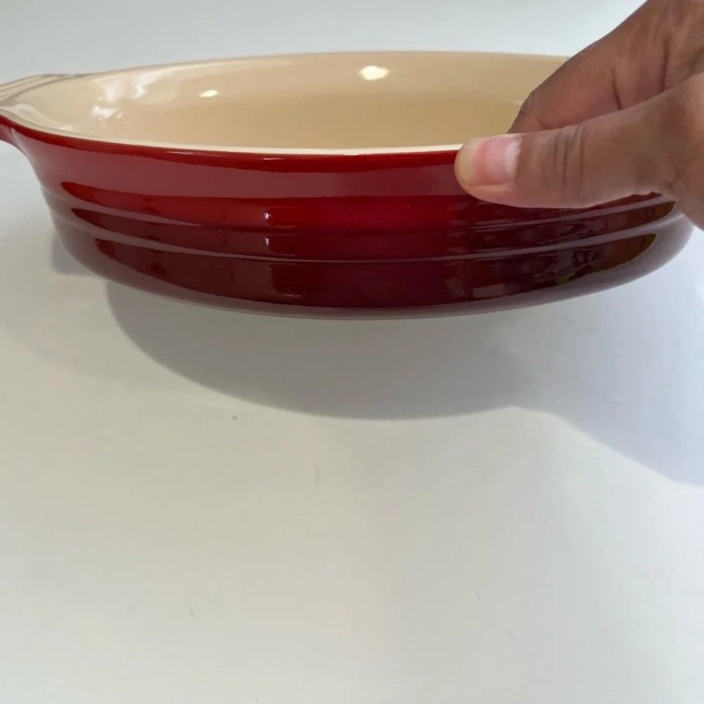 Le Creuset Oval Red Baking Dish 12x9‎